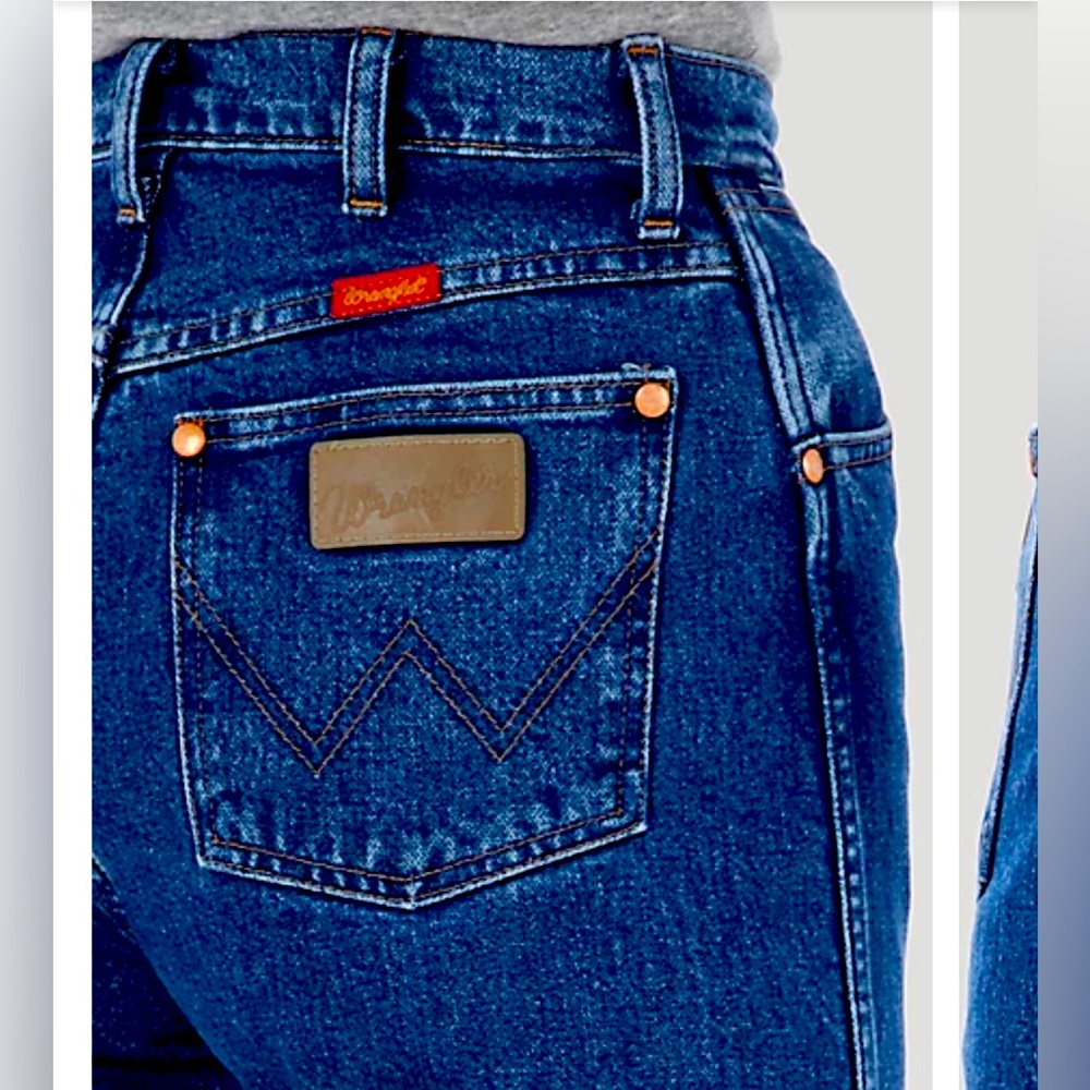 Wrangler cowboy cut slim fit jeans 3x34 - stonewash blue